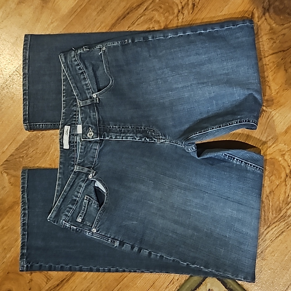 Chico's Dark Blue Straight-Leg Jeans